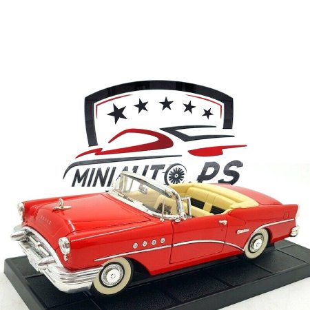 بويك buick century 1955 red convertible قياس 1/18 إصدار Mira